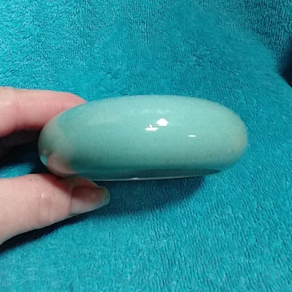 Elegant Turquoise Blue Large Bangle Bracelet vintage